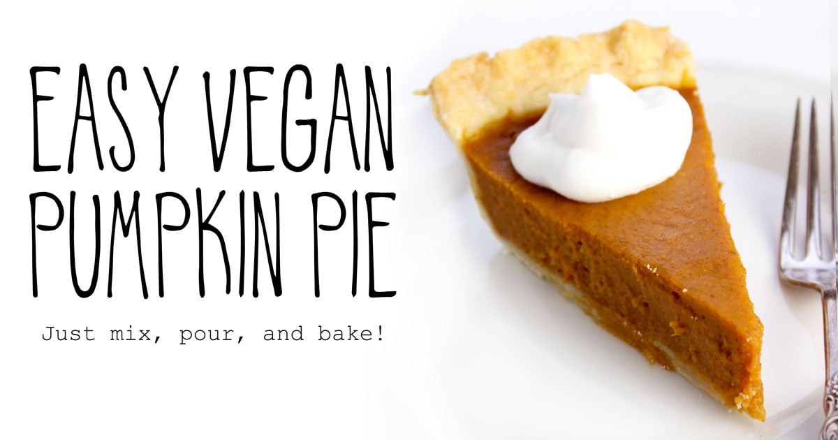 Minute Prep Vegan Pumpkin Pie: Your Stress-Free Holiday Dessert